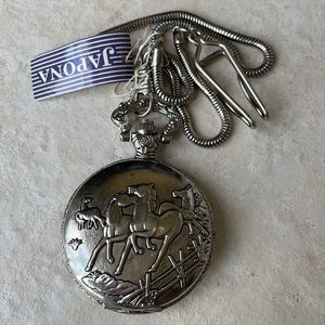 Japona pocket Watch battery stainless steel